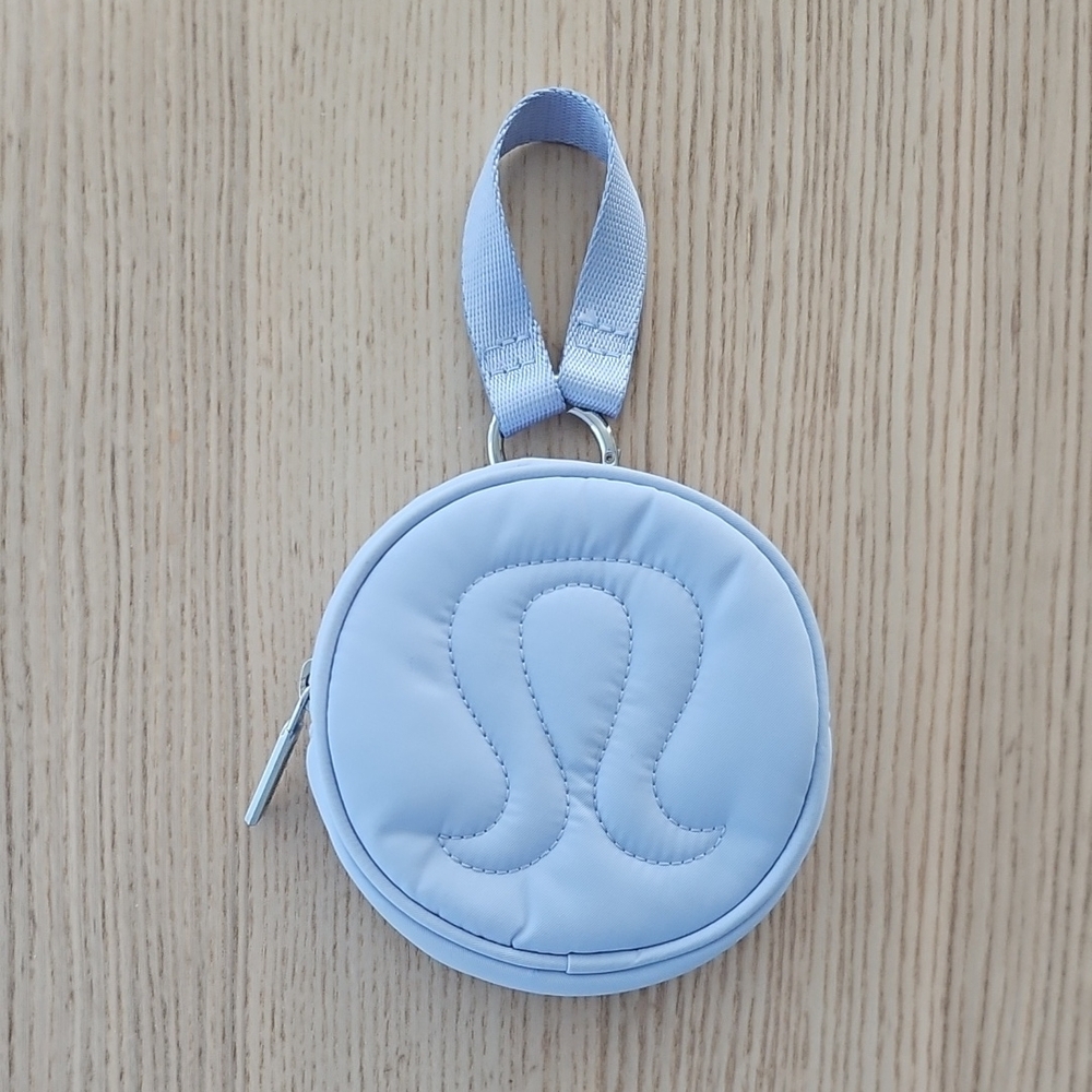 Lululemon Logo Coin Pouch Pastel Blue